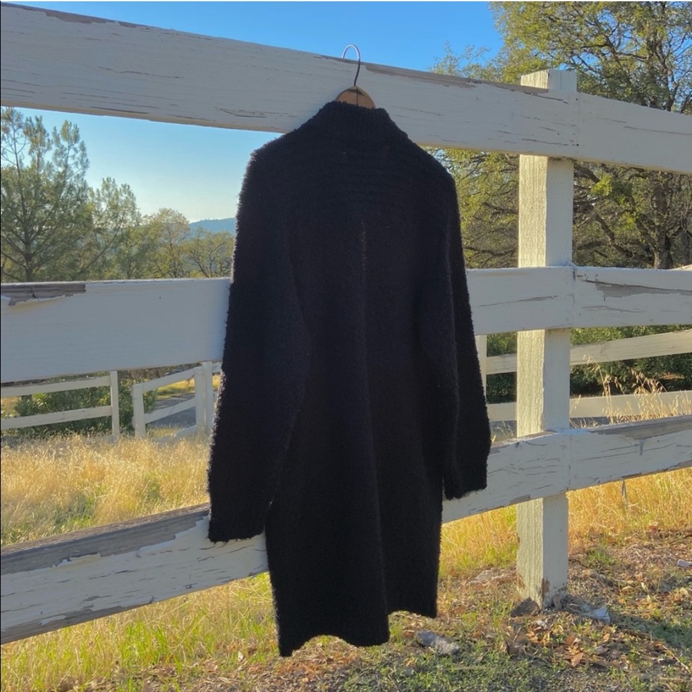 SOLD | Vintage | Long Oversized Bouche Knit Cardigan - Picture 10 of 16